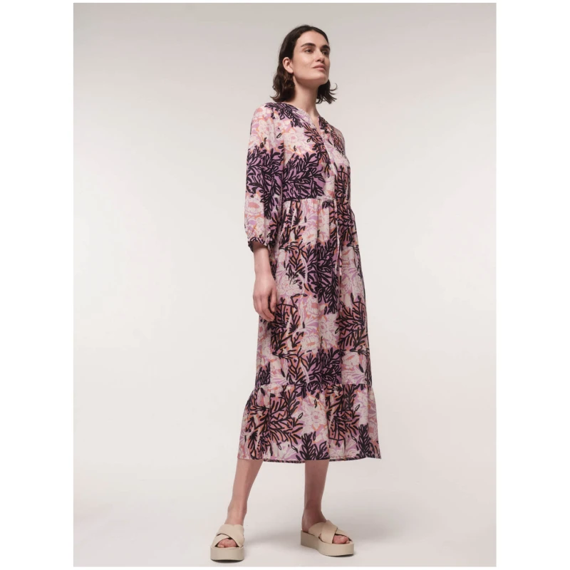 Midikleid Print Vintage Flower