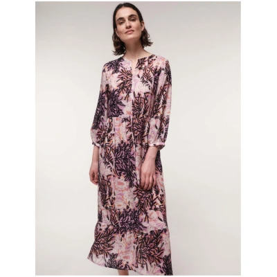Midikleid Print Vintage Flower