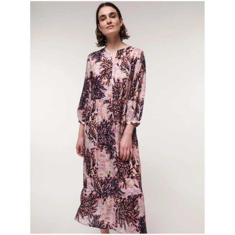 Midikleid Print Vintage Flower