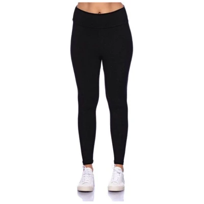 Milchshake High-Waist Basic Leggings aus weichem Modal French-Terry