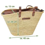 NATUREHOME Korbtasche Strandtasche Einkaufstasche Marktkorb