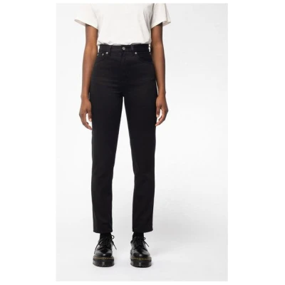 Nudie Jeans Highwaist Jeans - Breezy Britt - aus Bio-Baumwolle