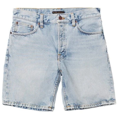 Nudie Jeans Jeans-Shorts Seth Sea Salt
