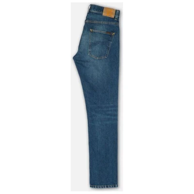 Nudie Jeans Männer Jeans - Grim Tim - Workers Blue