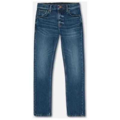 Nudie Jeans Männer Jeans - Grim Tim - Workers Blue