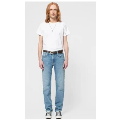 Nudie Jeans Straight Fit Jeans Gritty Jackson - Blue Rebel