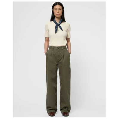 Nudie Jeans Suki Workwear Pants Olive