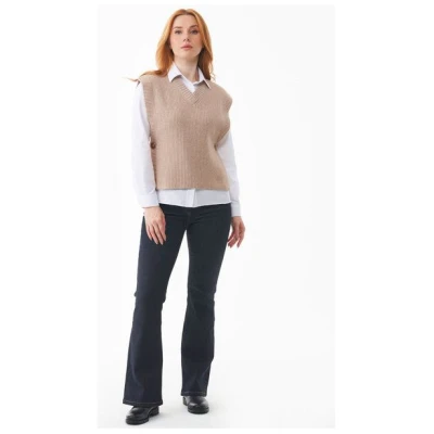 ORGANICATION Ärmelloser Pullover aus Bio-Baumwolle Mix