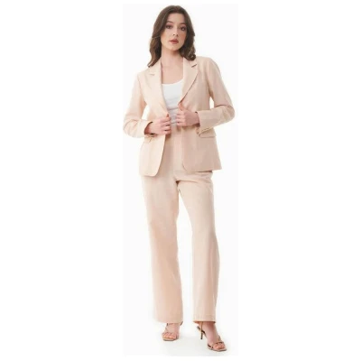 ORGANICATION Blazer aus TENCEL Lyocell und Leinen