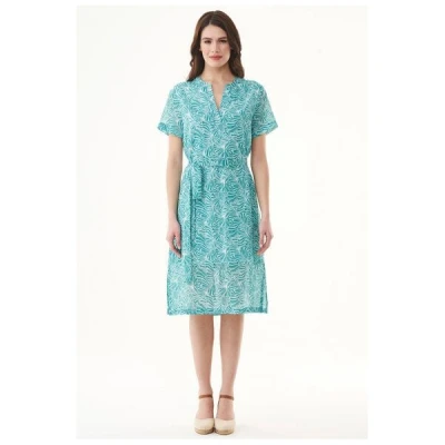 ORGANICATION Kleid aus Bio-Baumwolle mit Allover-Print