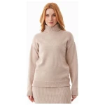 ORGANICATION Rollkragenpullover aus Bio-Baumwoll Mix