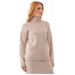 ORGANICATION Rollkragenpullover aus Bio-Baumwoll Mix