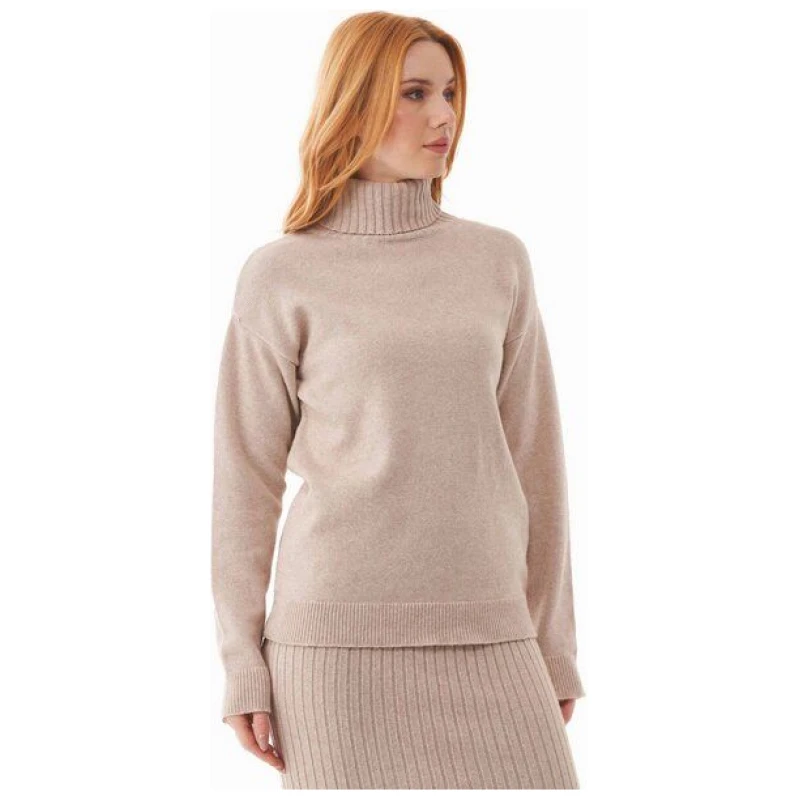 ORGANICATION Rollkragenpullover aus Bio-Baumwoll Mix