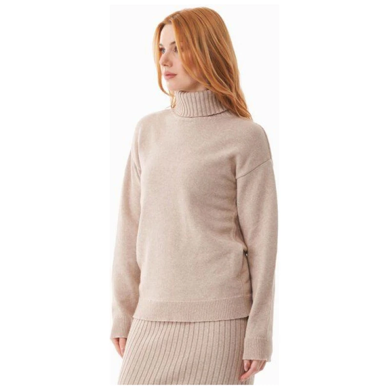 ORGANICATION Rollkragenpullover aus Bio-Baumwoll Mix