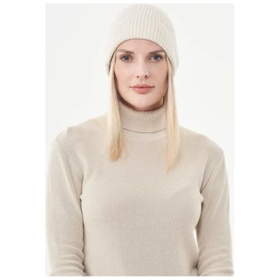 ORGANICATION Strick-Beanie aus Bio-Merinowolle und Bio-Baumwolle