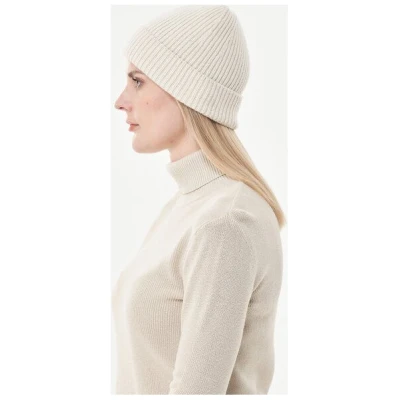 ORGANICATION Strick-Beanie aus Bio-Merinowolle und Bio-Baumwolle
