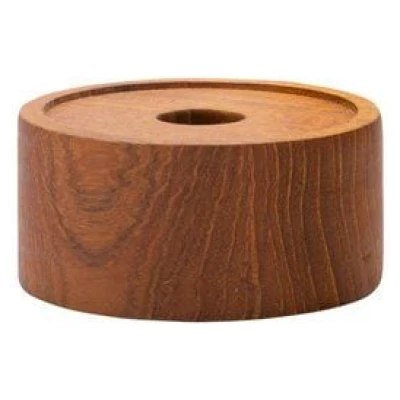 Originalhome Kerzenständer aus recyceltem Teakholz, Sol
