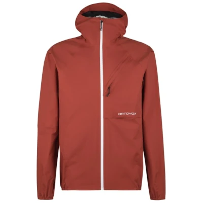 Ortovox - Piz Selva 2.5L Jacket - Regenjacke Gr S rot