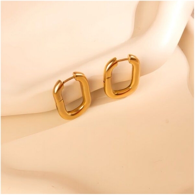 Ovale Bold Creolen ca. 28mm x 19mm von Elektropulli