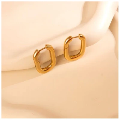 Ovale Bold Creolen ca. 28mm x 19mm von Elektropulli
