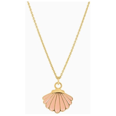 Paeoni Colors Halskette mit Muschel-Anhänger aus 18k Gold Vermeil, 925 Sterling Silber
