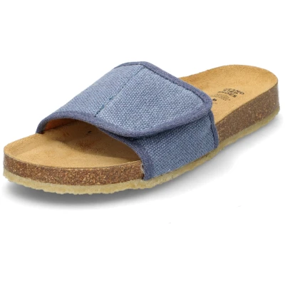 Pantolette HANF, taubenblau 42