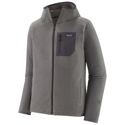 Patagonia - R1 Air Full-Zip Hoody - Fleecejacke Gr S grau