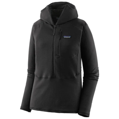 Patagonia - Women's R1 P/O Hoody - Fleecepullover Gr XS schwarz