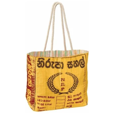 Rice&Carry RICE & CARRY Strandtasche mit Kordel