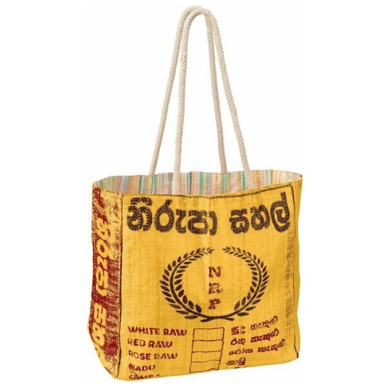 Rice&Carry RICE & CARRY Strandtasche mit Kordel