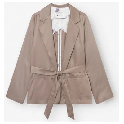 STORY OF MINE Leichter Blazer mit Gürtel aus 100% Tencel Lyocell