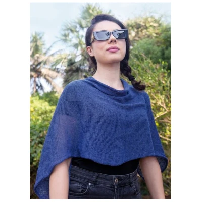 Sundara Poncho BELLE aus 100% Bio-Baumwolle