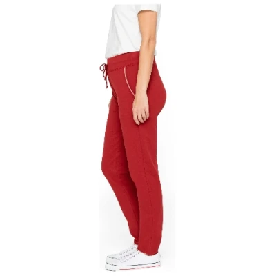 Sweathose im Jogging Style aus Bio-Baumwolle, kirsche melange 40/42