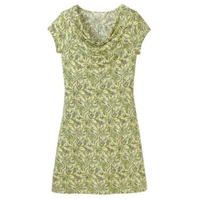 TRANQUILLO Wasserfall-Kleid aus Biobaumwolle (S25E02)
