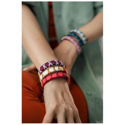VORSON Handgemacht BioStyle Armband - Farbenfrohe Eleganz