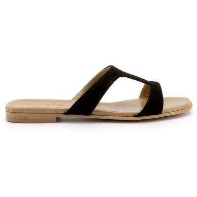 Vegane Sandale Letizia Suede, Farbe: Schwarz, Schuhgröße: 35