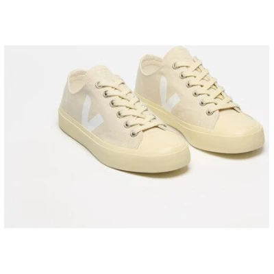 Veja Damen-Sneaker Wata II Low Canvas Pierre White