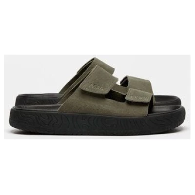 Veja Herren-Sandalen Etna Suede Soft Kaki Black