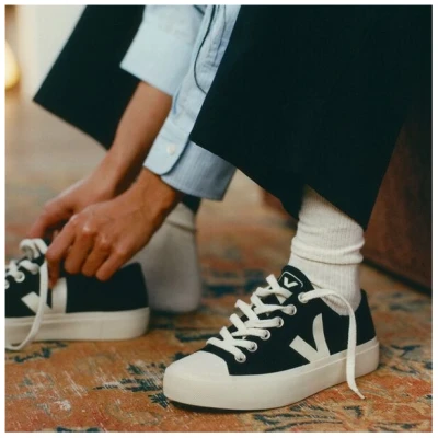 Veja Sneaker Damen Vegan - Wata II Low Canvas