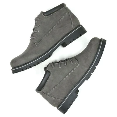 Will's Vegan Shop Niedrig Dock-Stiefel Veganes Wildleder Herren