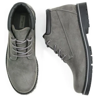 Will's Vegan Shop Niedrig Dock-Stiefel Veganes Wildleder Herren