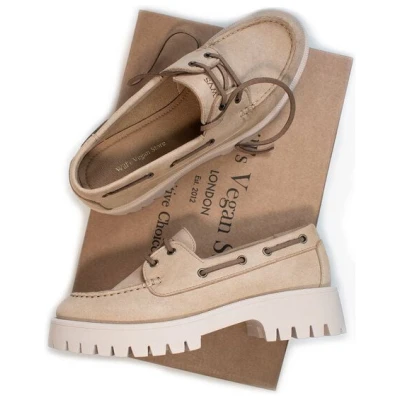 Will's Vegan Shop Track Sole Vegan Wildleder Loafers Damen