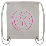 YogiCompany Om - grau-pink - Turnbeutel