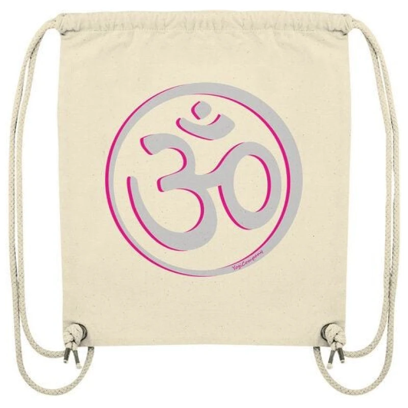 YogiCompany Om - grau-pink - Turnbeutel