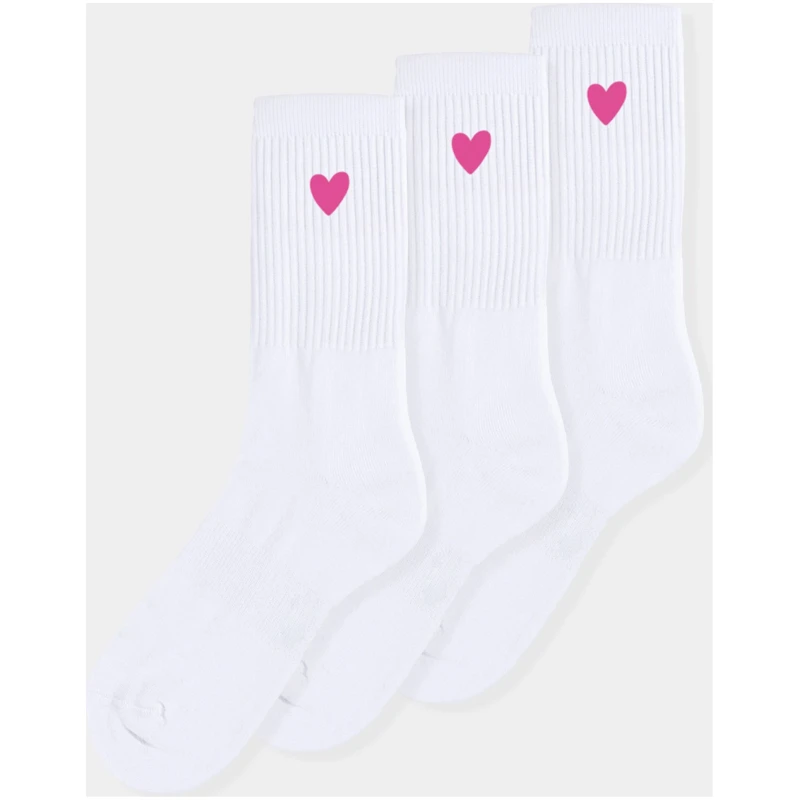 erlich textil Andi für Unisex aus Baumwolle (aus kontrolliert biologischem Anbau) in weiß/pink