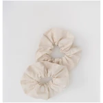 erlich textil Cotton Select Scrunchie im 2er Pack für Unisex aus Baumwolle (in Umstellung) in sand