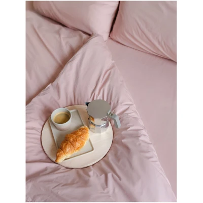erlich textil Cotton Select Spannbettlaken für Unisex aus Baumwolle (in Umstellung) in puder