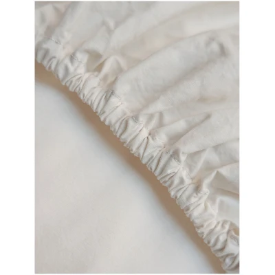 erlich textil Cotton Select Spannbettlaken für Unisex aus Baumwolle (in Umstellung) in sand