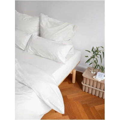 erlich textil Cotton Select Spannbettlaken für Unisex aus Baumwolle (in Umstellung) in weiß