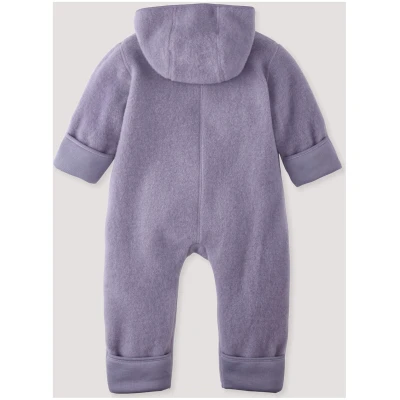 hessnatur Baby Wollfleece Overall Regular aus Bio-Merinowolle - lila - Größe 86/92